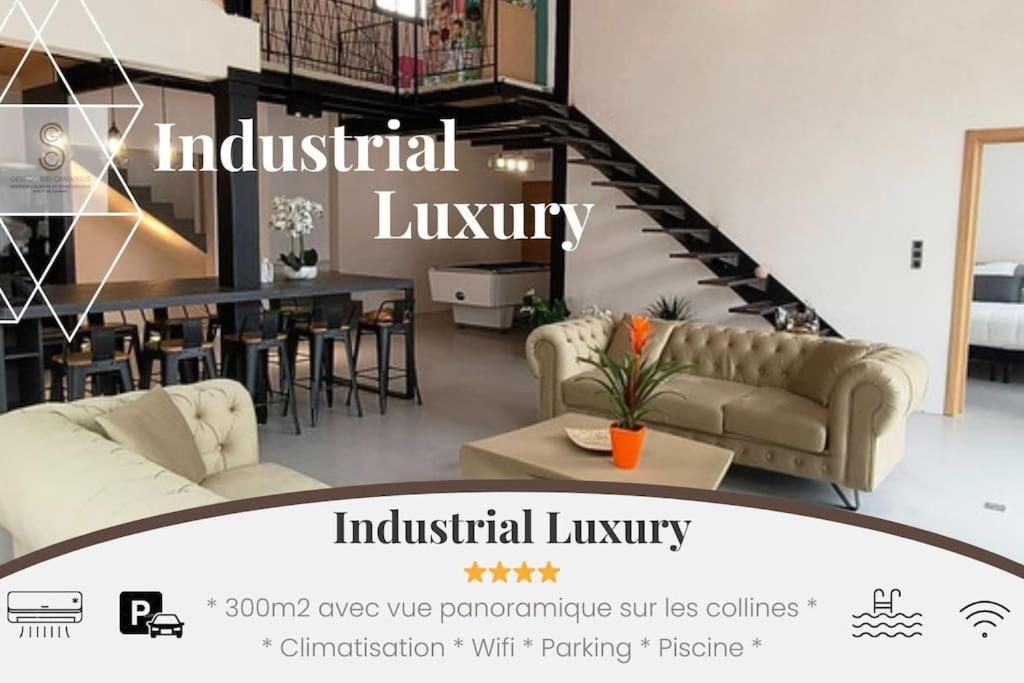 Industrial Luxury Nimes & Arles Villa Beaucaire  Exterior photo